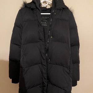 Superdry Cocoon Parka Jacket in Super Dark Navy